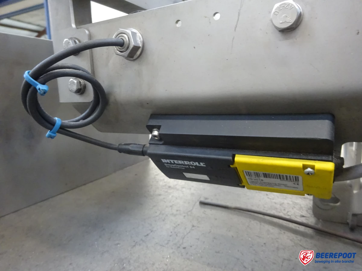 Rollenbaan, drive, RVS